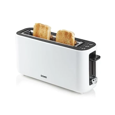 Afbeelding van DOMO DO962T Broodrooster / Toaster 2 sneden Wit