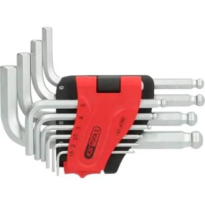 Afbeelding van KS Tools 151.4780 Inbus Haakse schroevendraaierset