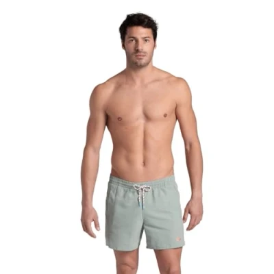 Afbeelding van ARENA Pro_File Beach Short Logo Strandshorts voor heren, Jade Zalm Roze, L
