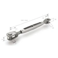 Afbeelding van Spanner gaffel 3/8 brons