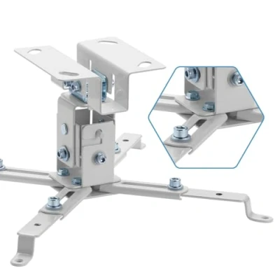 Afbeelding van Tilt and Swivel Ceiling Mount for Projectors iggual STP01 IGG314708 22,5 15 Iron White