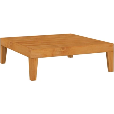 Afbeelding van Loungeset Sectioneel Acaciahout hout 1 / Crème Tafel
