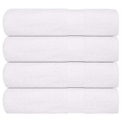 Afbeelding van vidaXL Badhanddoeken 4 st 100x150 cm 360 g/m² 100% katoen wit