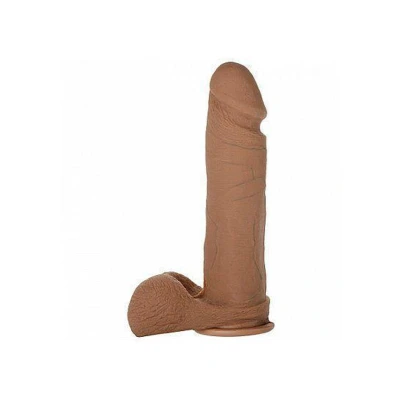 Afbeelding van Realistic Cock with Balls Removable Vac U Lock Suction Cup ULTRASKYN 8 / 20 cm Caramel