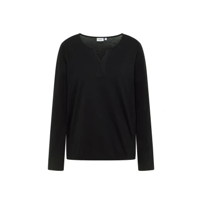 Afbeelding van Cecil Imlook Longsleeve, Dames, Maat: Small, Schwarz