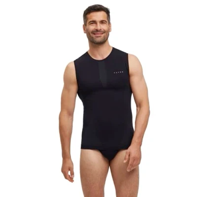 Afbeelding van FALKE Heren baselayer shirt Warm M S/L SH Functioneel materiaal sneldrogend 1 stuk, zwart (Black 3000) nieuw milieuvriendelijk, XXL