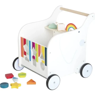Afbeelding van small foot® Baby rollator speelgoedkist olifant