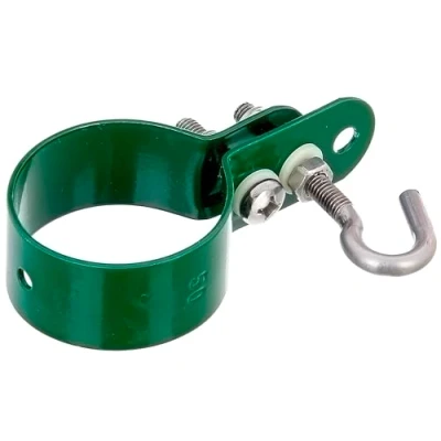 Afbeelding van GAH Alberts 655624 klem voor spanstaaf gaas verzinkt, groene kunststof coating ⌀ 48 mm