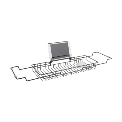Afbeelding van Pt Badrek Bath Tub Caddy Zwart 61x18x20cm