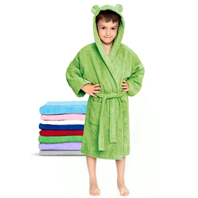Afbeelding van Twinzen Badjas Kinderen Zacht en Donzig Microvezel (100% Polyester) OEKO TEX® Gecertificeerd zonder Chemicaliën