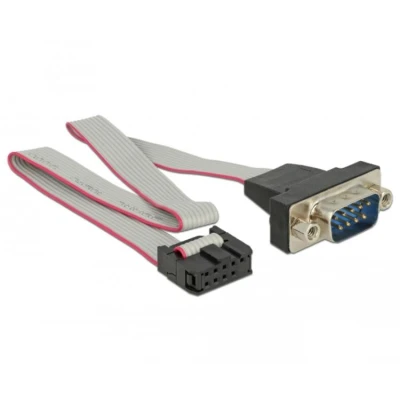 Afbeelding van Delock kabel RS 232 seriële stiftbus naar DB9 stekker Opdracht 1:1