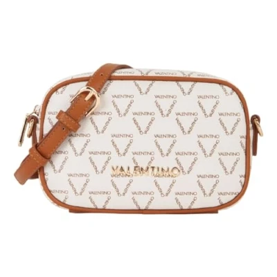 Afbeelding van VALENTINO Schoudertas Lady Re Camera Bag Bianco / Cuoio Crème