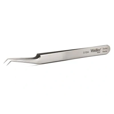Afbeelding van Weller Erem® 51SA Precisiepincet Punt, gebogen 30, extra fijn 115.00 mm