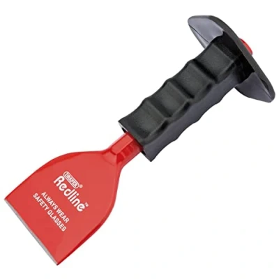 Afbeelding van Draper Redline 68591 75 x 220 mm stenen bolster met handbescherming, blauw