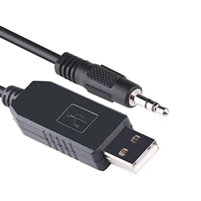 Afbeelding van 6FT USB naar RS232 3,5 mm Audio Jack Seriële Adapter Kabel