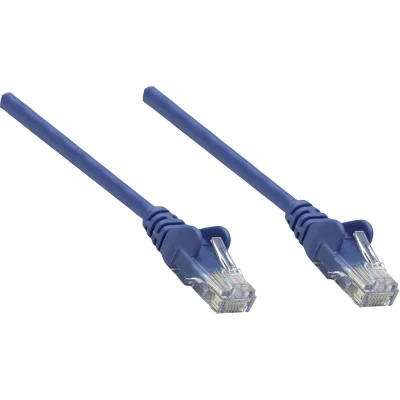 Afbeelding van Intellinet Netwerk Patchkabel, Cat5e, CCA, U/UTP, PVC, Vergulde Contacten, Snagless Cat6, S/FTP, Koper, LSOH 1.5 m Blauw