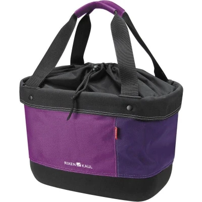 Afbeelding van KLICKfix Fietstas Shopper Alingo fietsmand, braambes, 26 x 24 38 cm, 17 l