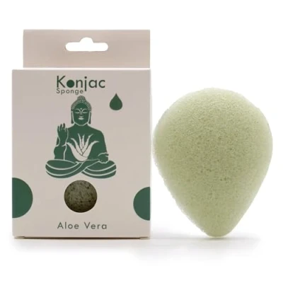 Afbeelding van Teardrop Konjac Spons Aloë Vera Healing