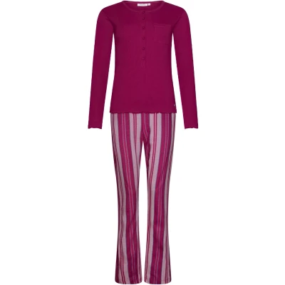 Afbeelding van Rebelle Cin Pyjama Bio Katoen Roze Maat 48