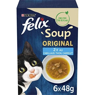 Afbeelding van Purina Felix Vissoep voor katten, 2300 g