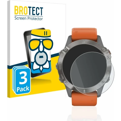 Afbeelding van BROTECT Screenprotector voor Garmin Fenix 6 / Pro Solar Folie Beschermfolie Beschermglas matte (3 Stuks)