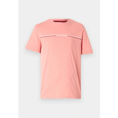 Afbeelding van TOM TAILOR T shirt voor heren, 12642 Hazy Coral Rose, XXL