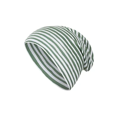 Afbeelding van Sterntaler Slouch Beanie Gestreept groen