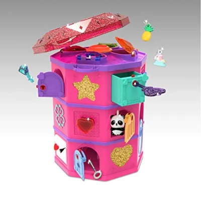 Afbeelding van Funlockets S19700 Secret Surprise Escape Game Treasure Hunt Tower, Find The Jewels, Make Your Own Charms, spannende puzzel en sieradendoos, vanaf 6 jaar, Multi