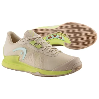 Afbeelding van Head Racket Sprint Pro 3.5 Clay Gravel Schoenen Beige EU 36 1/2 Vrouw
