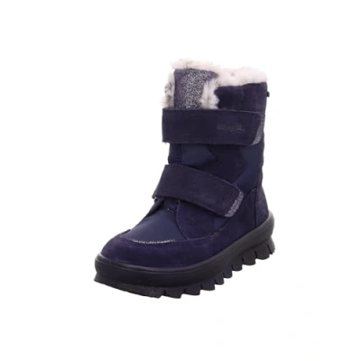 Afbeelding van Superfit Flavia Snowboots voor kinderen, Maat: 28, Blau Leer en textiel