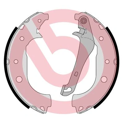 Afbeelding van Brembo Remschoen set S 24 552
