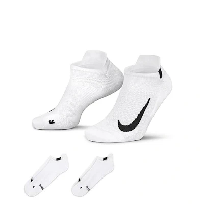 Afbeelding van Nike Performance 2 PACK Unisex Enkelsokken, Maat: 38 42, White/black