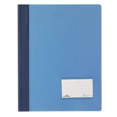 Afbeelding van Durable 268006 Snelhechtmap semitransparant, blauw, verpakking van 25 stuks