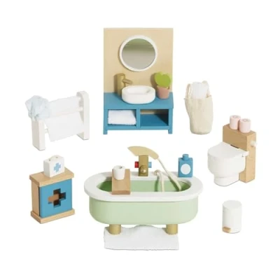 Afbeelding van Le Toy Van Poppenhuismeubels Daisylane Badkamer Hout