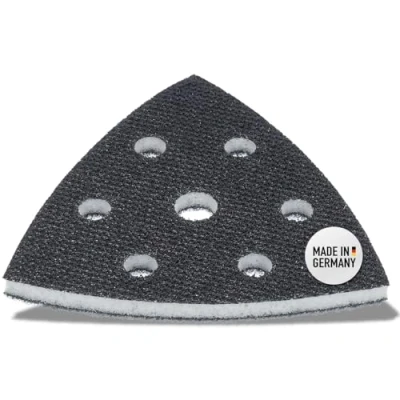 Afbeelding van Softpad voor delta schuurmachine, schuurplaat, 93 x mm, 6 gaten van schuim (zacht), Interface Pad soft schuurpapier driehoekige schuurmachine DFS