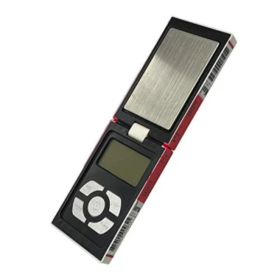 Afbeelding van Trimming Shop Digitale zakweegschaal 100 x 0,01 g, draagbare en lichte multifunctionele professionele mini weegschaal met lcd display achtergrondverlichting voor het wegen van gouden sieraden