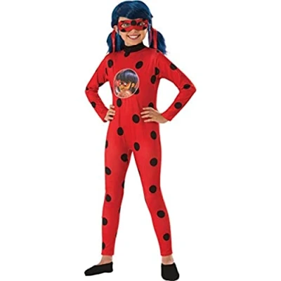 Afbeelding van RUBIES FRANCE Klassiek Ladybug kostuum cadeauverpakking meisjes 122/128 (7 8 jaar)
