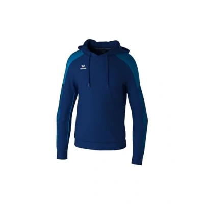 Afbeelding van Erima Evo Star Sweatshirt Met Capuchon Heren Marine / Mykonos Maat: M