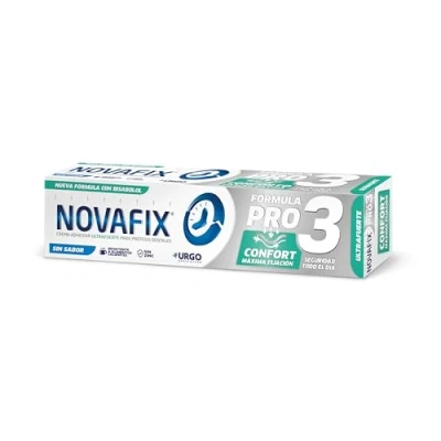 Afbeelding van Novafix Pro3 comfort zonder smaak, hechtcrème voor kunstgebitten, 40 g