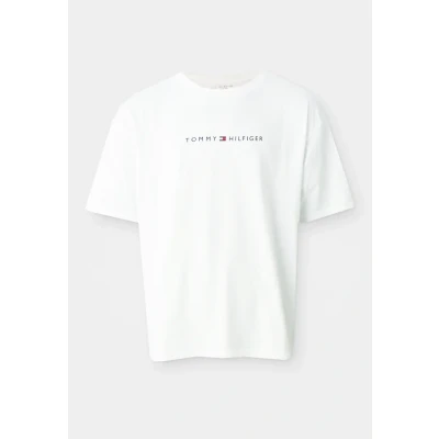 Afbeelding van Tommy Hilfiger Original TEE LOGO Pyjamashirt, Heren, Maat: Small, Optic white