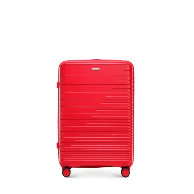 Afbeelding van Wittchen Large Suitcase FROM Polypropylene Trolley, Maat: One Size, Red