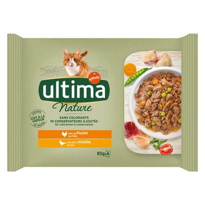 Afbeelding van Ultima Cat Nature 12 x 85 g Gevogelte