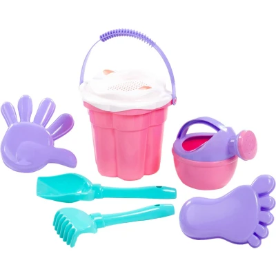 Afbeelding van Cavallino Toys Klassieke Emmerset Roze, 7dlg.