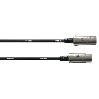 Afbeelding van Cordial MIDI Verbindingskabel [1x XLR stekker 5 polig 1x polig] 0.60 m Zwart