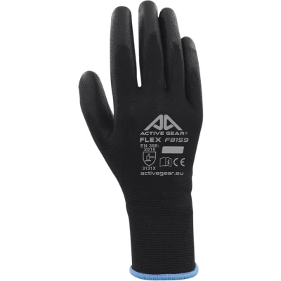 Afbeelding van Handschoen ActiveGear grip PU flex zwart large
