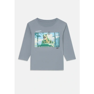 Afbeelding van NAME IT MINI longsleeve grijsblauw