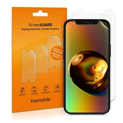 Afbeelding van kwmobile 3x screenprotectors compatibel met Apple iPhone 12 mini screenprotector Beschermfolie voor smartphones Transparant