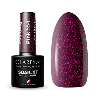 Afbeelding van CLARESA gellak ROZE 554 5g