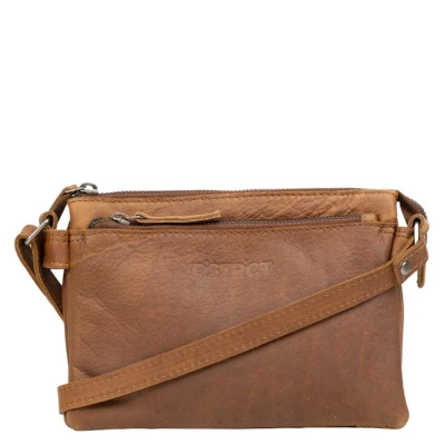 Afbeelding van DSTRCT Preston Park Shoulder Bag cognac Damestas