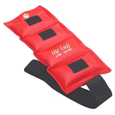 Afbeelding van CanDo Gewichtsmanchet, pols en enkelgewichten, 3,6 kg, rood
